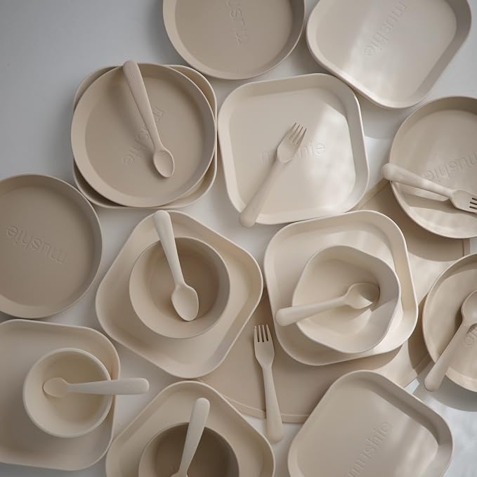 mushie Round Dinnerware Bowls for Kids | Made in Denmark - Image 7