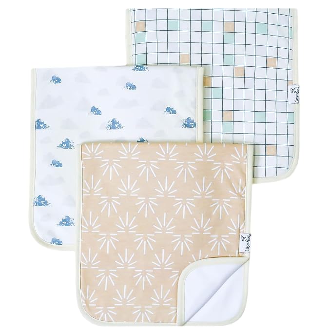 Copper Pearl Premium Baby Burp Cloths by CopperPearl