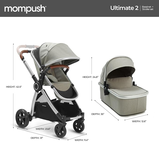 Mompush Ultimate 2 Baby Stroller - Image 3