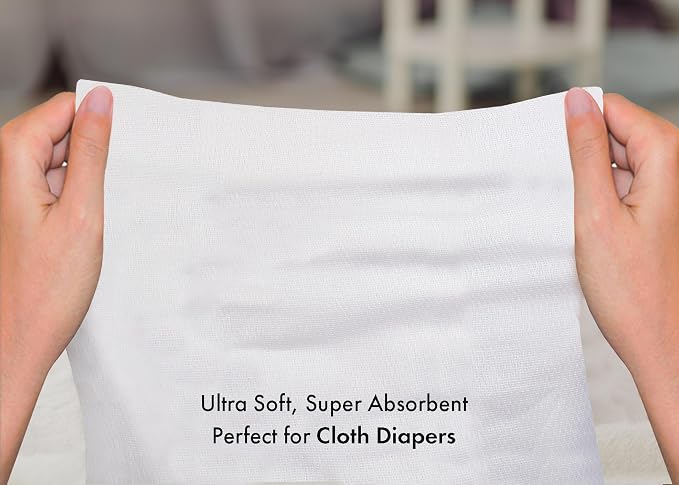 RUVANTI Unisex Birdseye Flat-Fold Cloth Diapers - Image 6