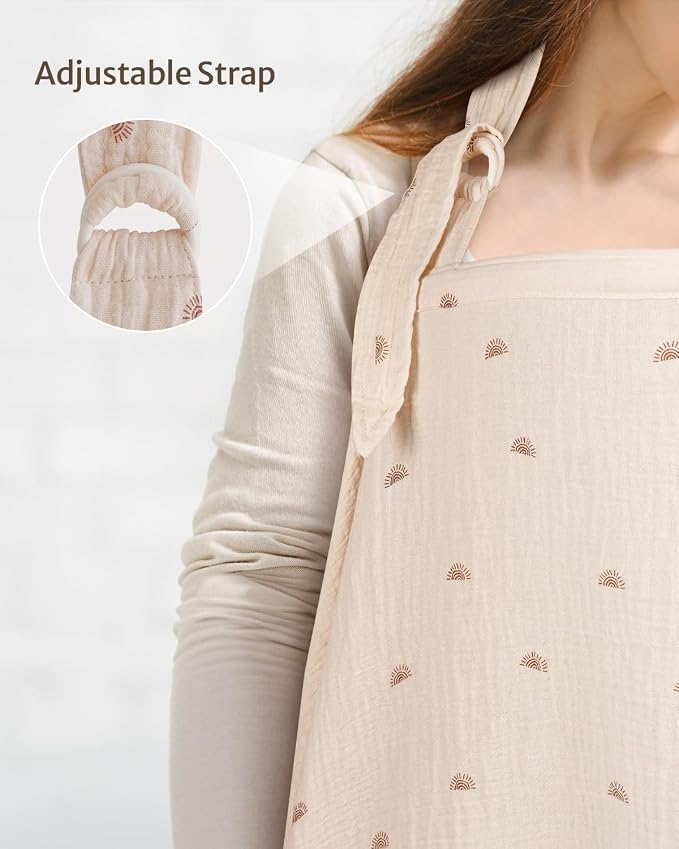 Blissful Diary Muslin Nursing Cover - Image 4