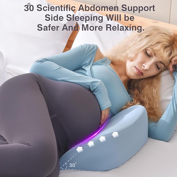 Pregnancy Pillows for Sleeping, Upgraded Memory Foam Maternity Pillow, - Image 2