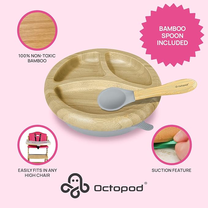 Abiie Octopod Bamboo Dish - Image 2