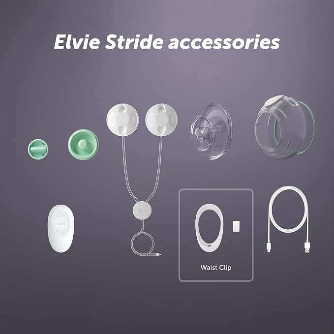 Elvie Stride Breast Pump Flexible & Portable Waist Clip - Image 3