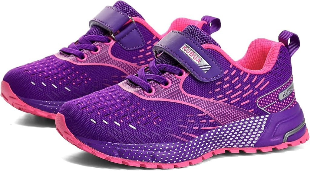 KUBUA Kids Sneakers for Boys Girls Running Tennis Shoes Lightweight Breathable - Image 3