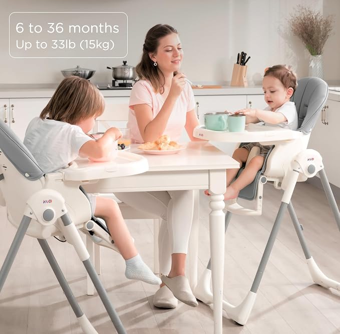KÜB 3-in-1 Foldable Baby High Chair | Multifunctional Infant High Chairs - Image 7