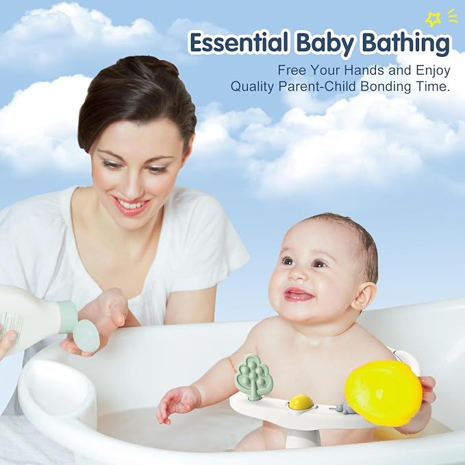 Baby Bath Seat for Babies 6 Months & Up, Non-Slip Bath Seats for Babies Sitting - Image 3