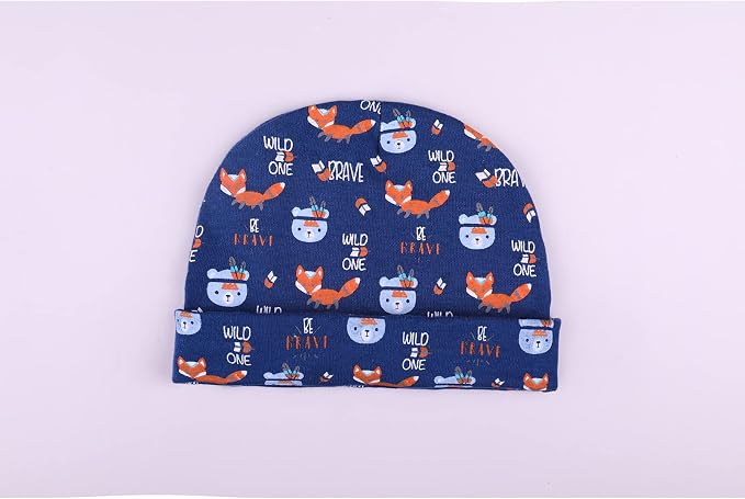 Baby Hat and Mittens Set Newborn Baby Hats Caps - Image 4