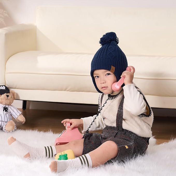 Moon Kitty Baby Boys Hats Toddler Beanies - Image 4
