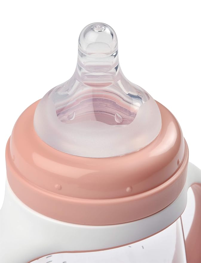BEABA 2-in-1 Baby Bottle to Transition Sippy Cup, No Spill Sippy Cup, Includes - Image 3