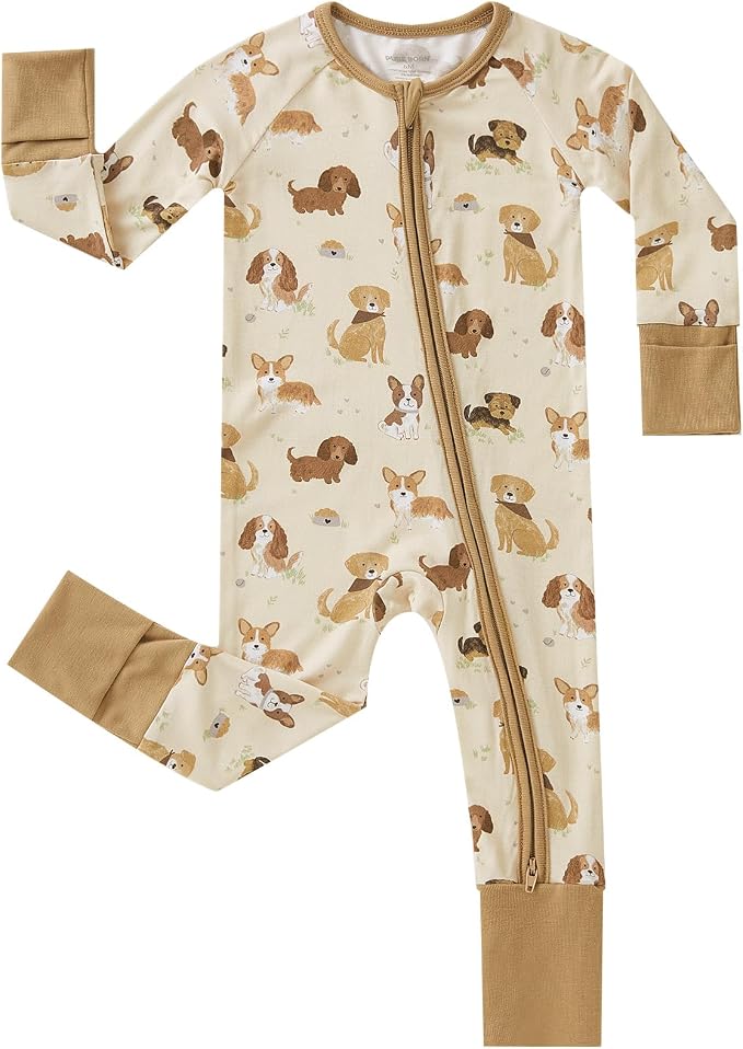 pureborn Baby Infant Boys Girls Sleeper Snug Fit Viscose from Bamboo Pajamas by pureborn