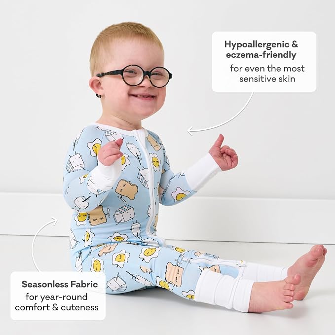 Little Sleepies Pajamas for Baby Boys & Girls, Viscose from Bamboo Baby Pajamas - Image 5