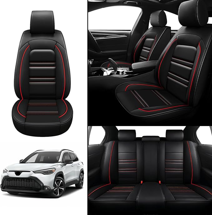 Seat Covers for Toyota Corolla Cross 2022-2025 | 5-Seats Leather Seat Covers - Image 2