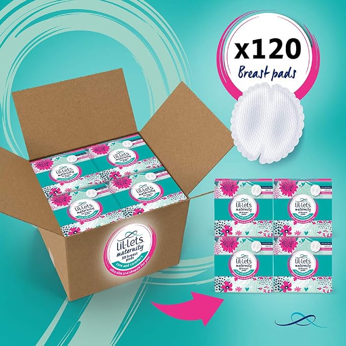 Lil-Lets Nursing Pads – 120 Individually Wrapped, Ultra-Thin, Absorbent & - Image 9