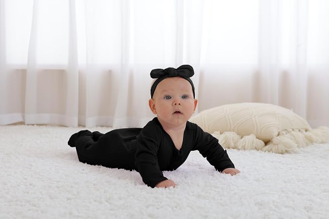GUISBY Long Sleeve Baby Footed Pajamas - Image 5
