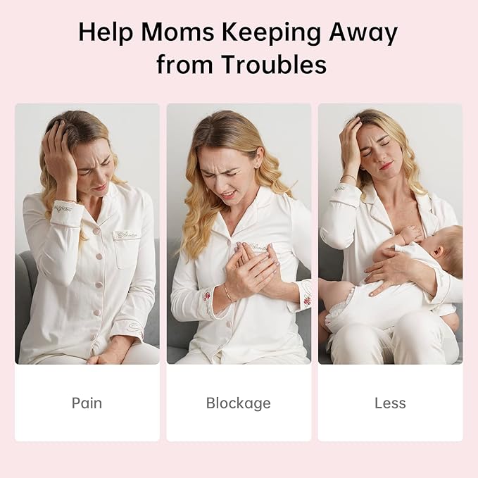 TSRETE Double Wearable Breast Pump, Electric Hands-Free Breast Pumps - Image 7