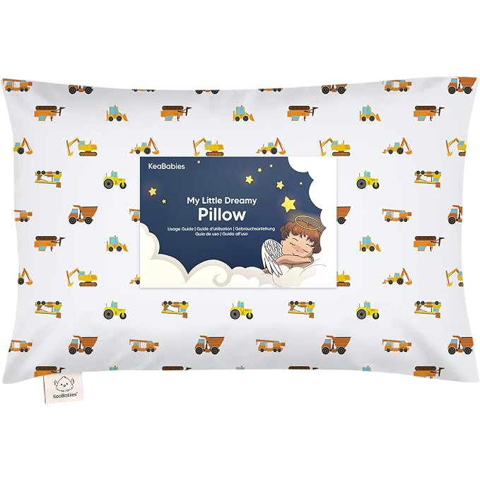 Toddler Pillow with Pillowcase by KeaBabies