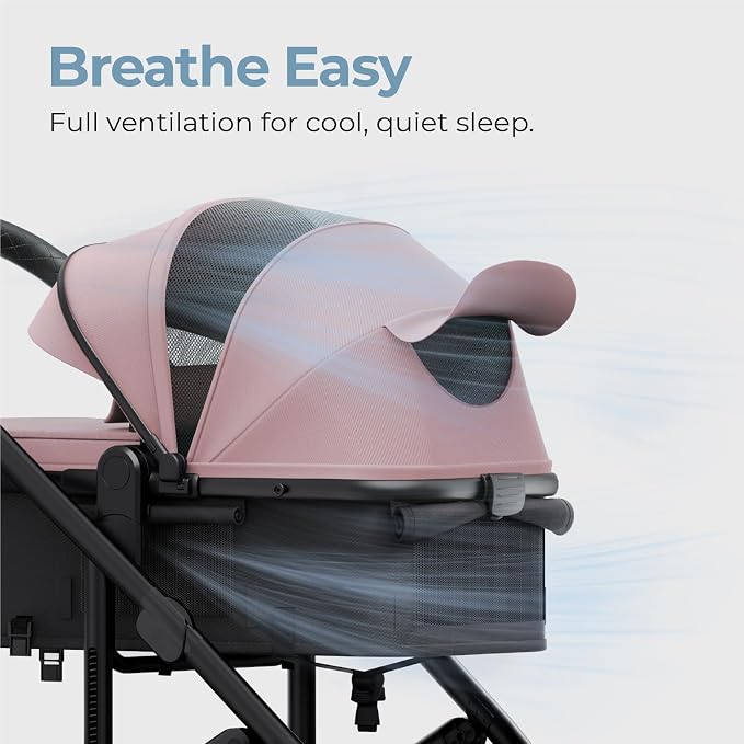 newyoo Baby Stroller, Nestro 516M, Infant Bassinet Strollers w - Image 5