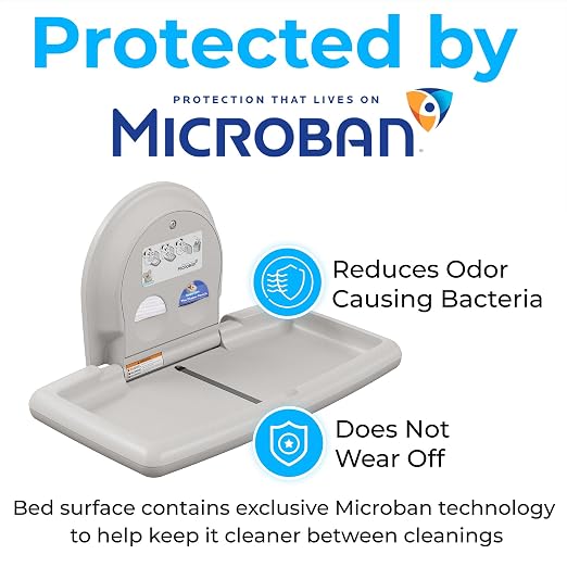 Koala Kare Surface-Mounted Horizontal Baby Changing Station, Model KB300-05 - Image 3