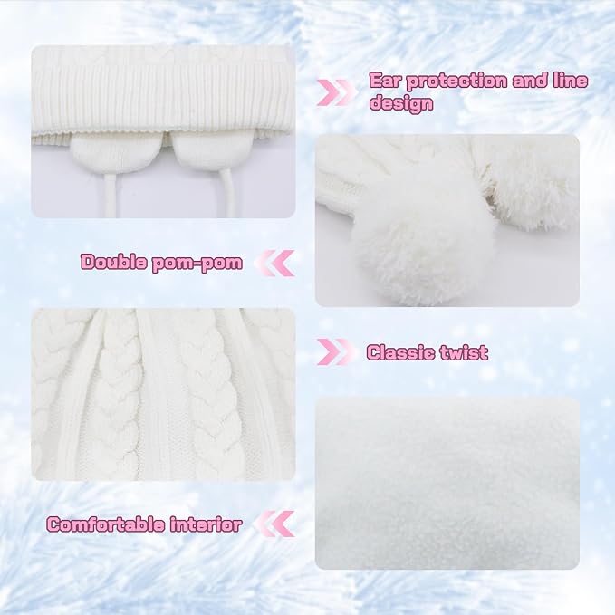 Duoyeree Toddler Winter Hat - Image 3