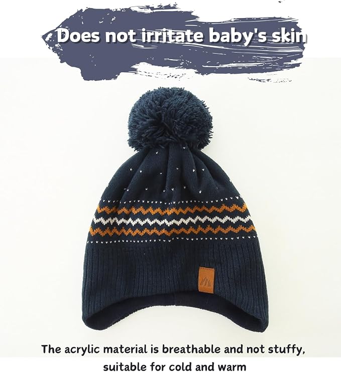 Moon Kitty Baby Boys Hats Toddler Beanies - Image 4