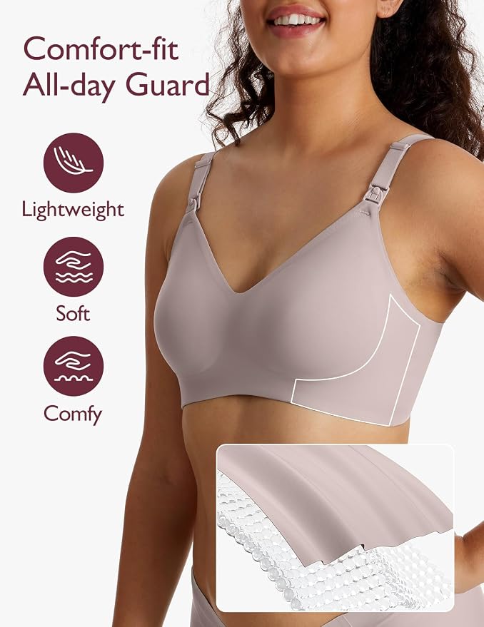 Momcozy Nursing Bras for Breastfeeding, YN21 Seamless Ultra Comfort Maternity - Image 3