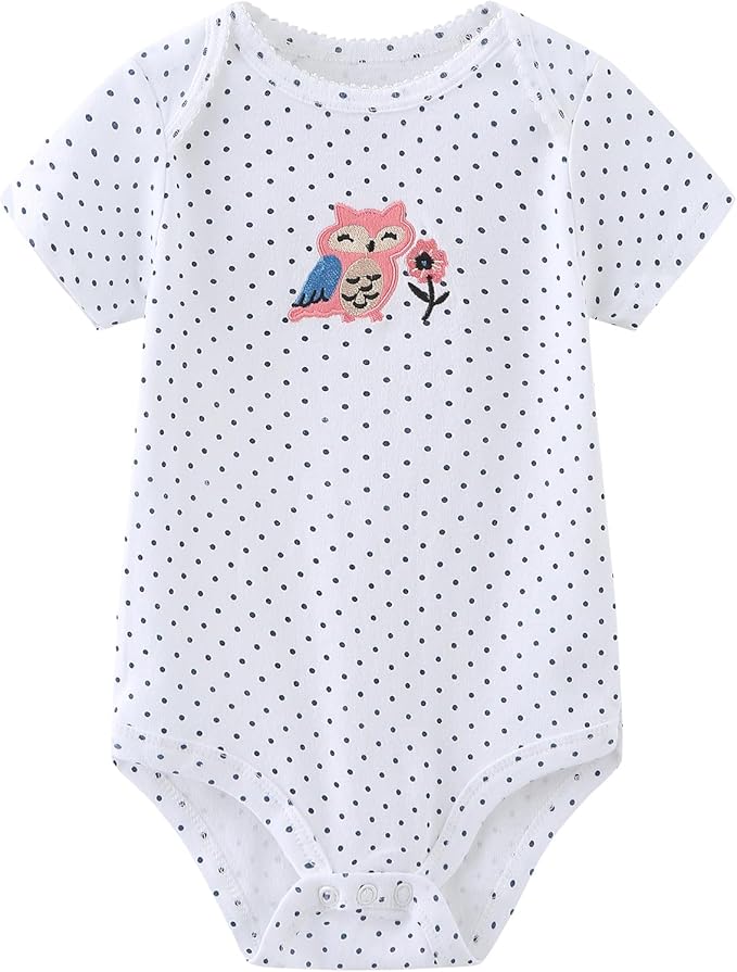 Baby Bodysuit and Pant Set 10-pcs Cotton Soft Newborn Boy Girl Clothes Outfits - Image 2