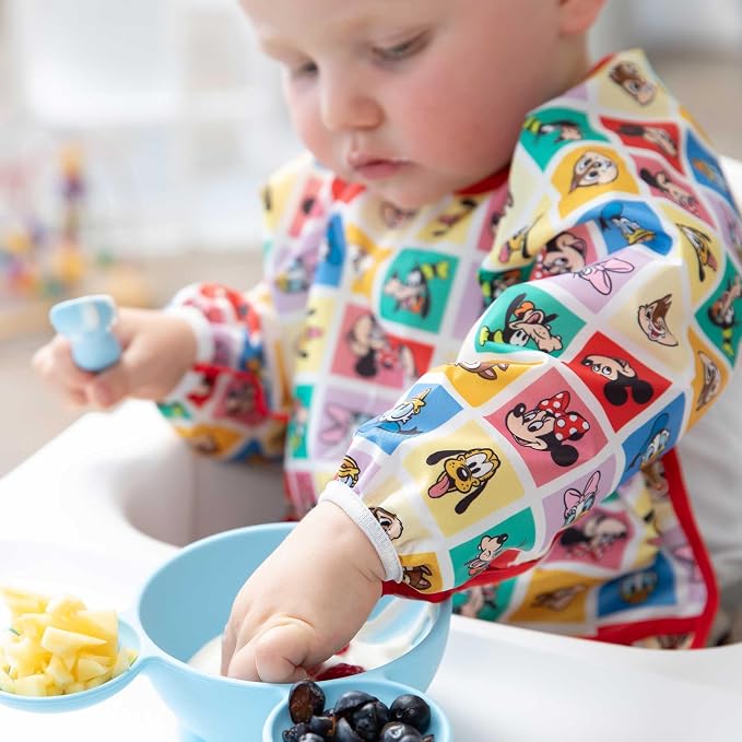 Bumkins Disney Sleeved Bib for Girl or Boy, Baby and Toddler for 6-24 Mos - Image 3