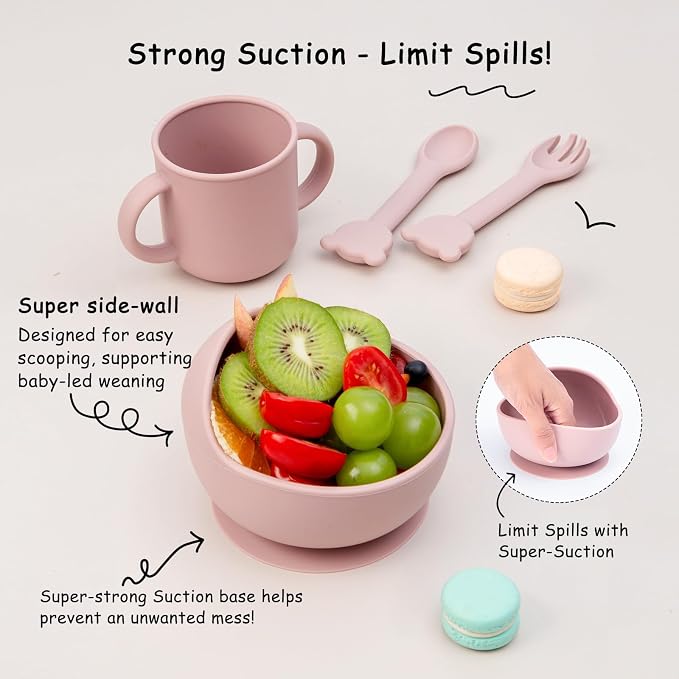 Baby Feeding Set, Toddler Led Weaning Utensils Set - Image 6