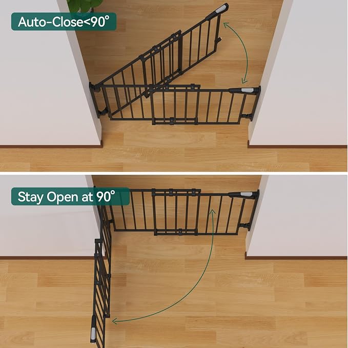 Babelio 27-45" No Bottom Bar Baby/Dog Gate - Image 6