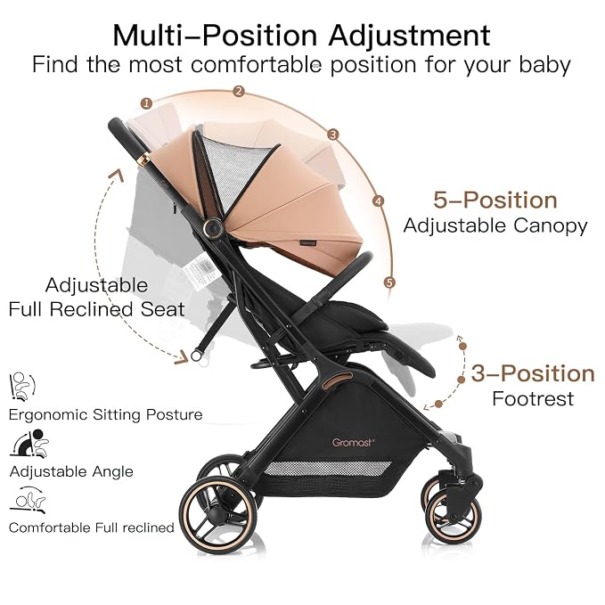 Gravity Folding Baby Stroller - Image 8