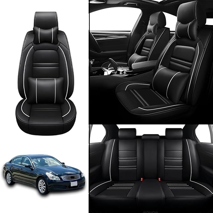Car Seat Covers for Infiniti g35 2003-2008 | 5-Seats Seat Covers, Waterproof - Image 2