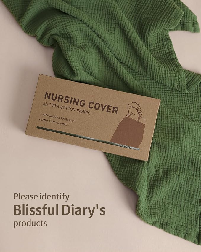 Blissful Diary Muslin Nursing Cover - Image 7