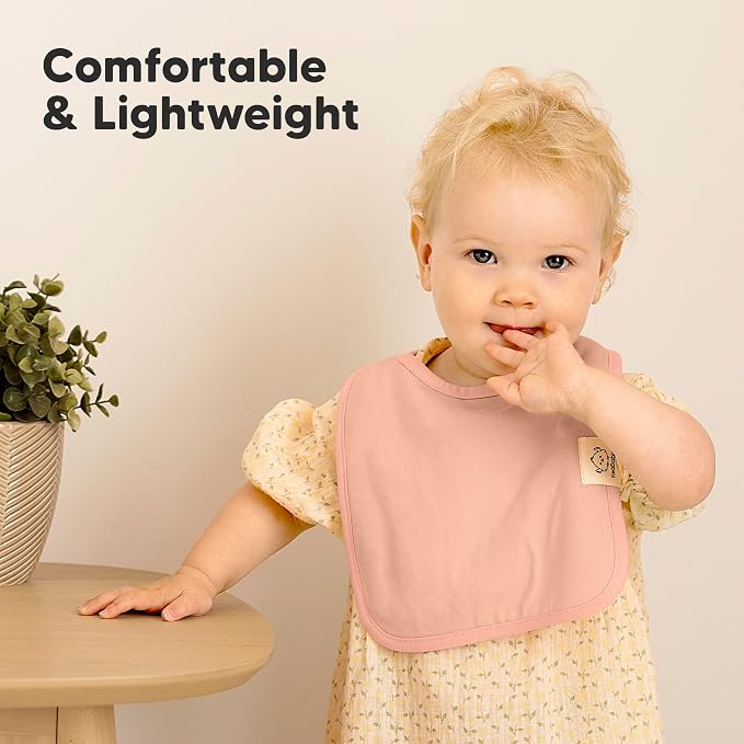 KeaBabies 8-Pack Organic Baby Bibs - Image 5