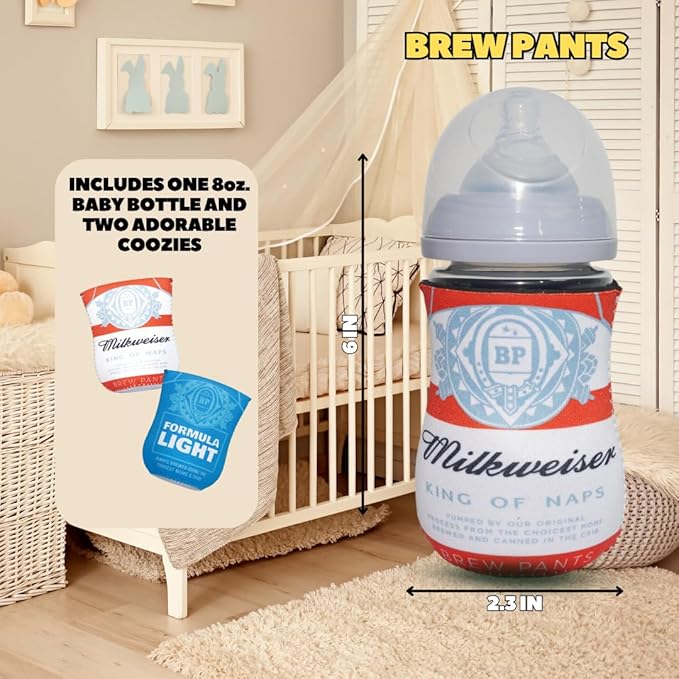 American Beer Themed Coozies for Baby Bottles - Image 2