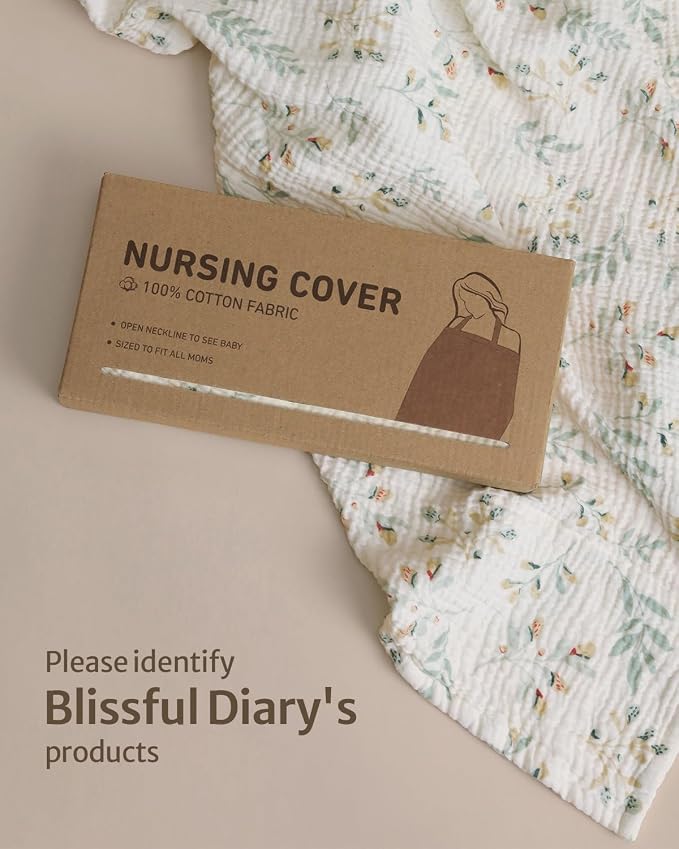 Blissful Diary Muslin Nursing Cover - Image 7