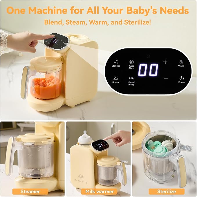Chefhandy Baby Food Maker, Steamer & Blender - Image 2