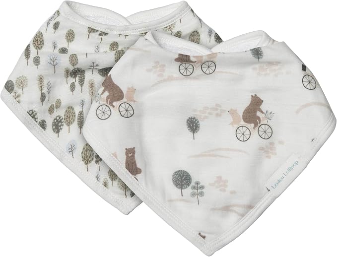 Loulou Lollipop Muslin Bandana Bib Drool Bib Set by LoulouLollipop