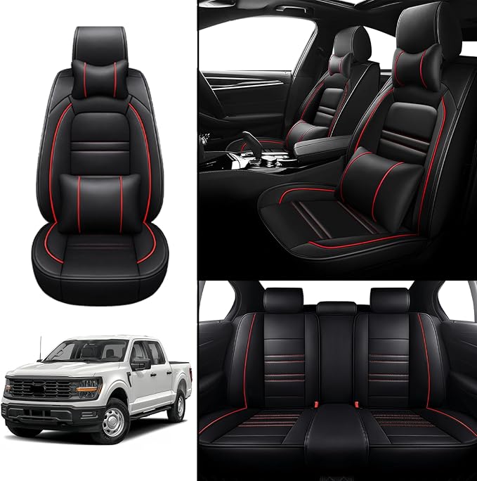 Car Seat Covers for Ford f150 2003-2025 | 5-Seats Seat Covers, Waterproof Seat - Image 2