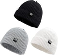 JANGANNSA Simple Knitted Baby Beanie Hip-Hop Boys Winter Hat Toddler Kids Bonnet by JANGANNSA