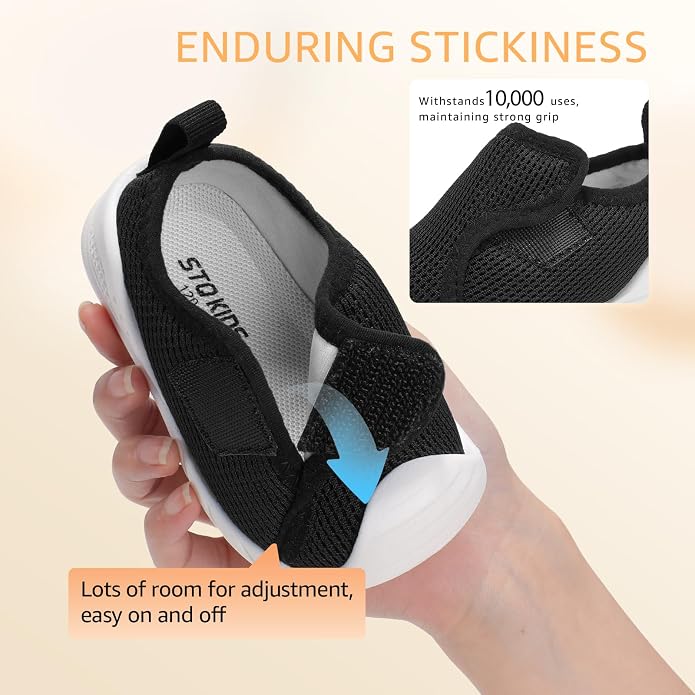 Baby Boys Girls First Walking Shoes Wide Toe Box Infant Sneakers Lightweight - Image 5