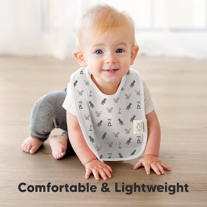 KeaBabies 8-Pack Organic Baby Bibs - Image 5