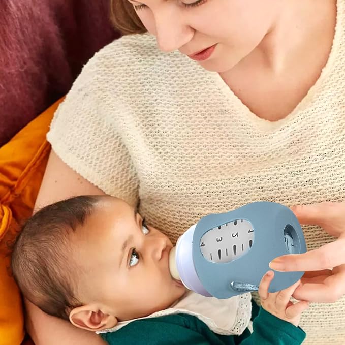 Juome Silicone Sleeves for Avent Natural Glass Baby Bottle - Image 3