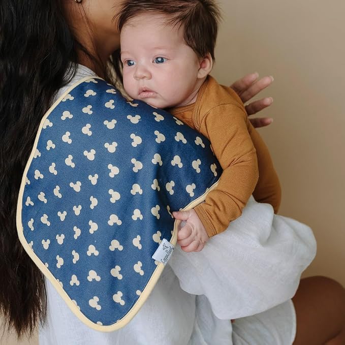 Copper Pearl Baby Burp Cloth Large 21''x10'' Size Premium Absorbent Triple - Image 3