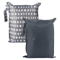 Tiny Twinkle Wet Dry Bag – 2 Pack Reusable Waterproof & Mess Proof Wet Bags by TinyTwinkle