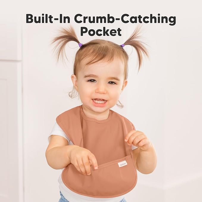 3-Pack Waterproof Baby Bibs for Eating - Image 5