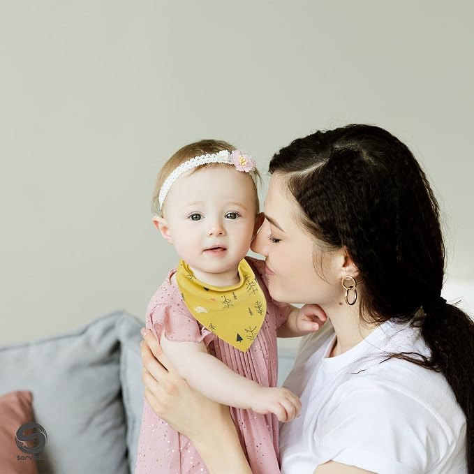 10pcs Baby Bandana Drool Bibs - Image 4