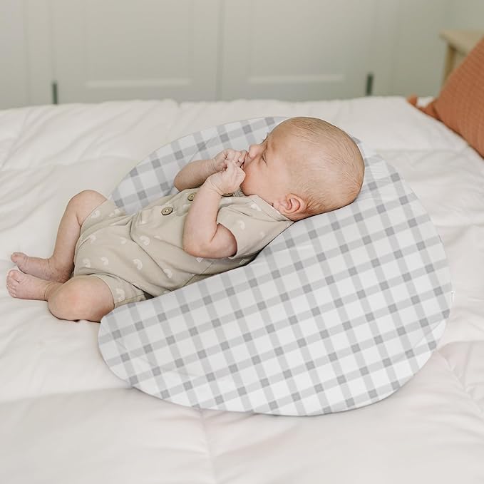 Konssy 2 Pack Nursing Pillow Covers, Stretchy and Soft Nursing Cover - Image 4