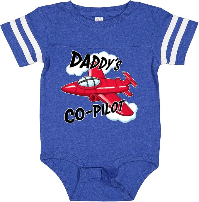 inktastic Daddys Co-Pilot for Fathers Day Baby Bodysuit by Inktastic
