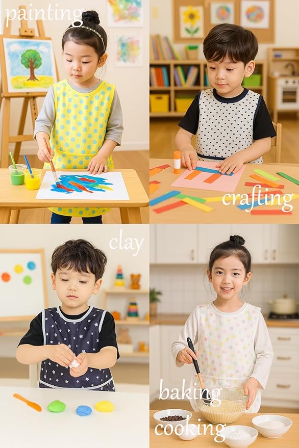 Kids Painting Apron – Waterproof Art Smock - Image 6